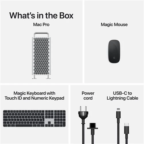 Mac Pro | 2023 | M2 Ultra 24-Core | 192GB | 2TB SSD | GPU 60-Core | Estrutura com Rodas | Prateado - Image 7