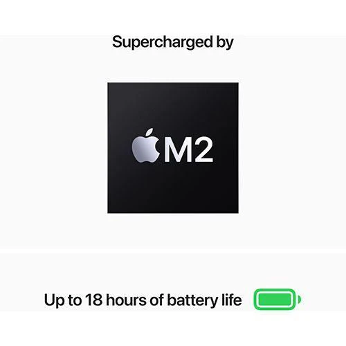 MacBook Air 13'' | 2022 | M2 | 8GB | 2TB SSD | GPU 10-Core | AC USB-C 67 W | Cinzento Sideral - Image 3