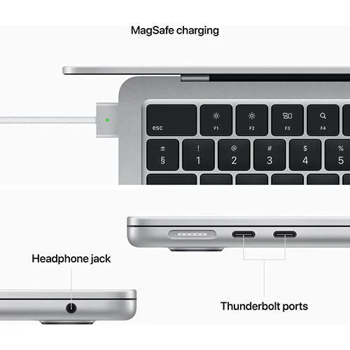 MacBook Air 13'' | 2022 | M2 | 8GB | 256GB SSD | GPU 10-Core | Prateado - Image 4