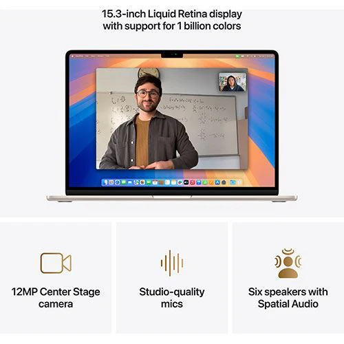 MacBook Air 15'' | 2025 | M4 10-core | 24GB | 1TB SSD | GPU 10-core - Luz das Estrelas - Image 6