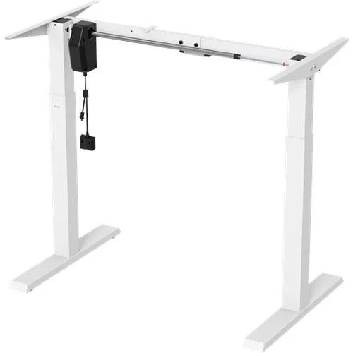 Mesa Ajustável Deltaco 730 - 1230 mm + Tampo de Mesa Deltaco 1500 x 750 x 25 mm - Branco - Image 2