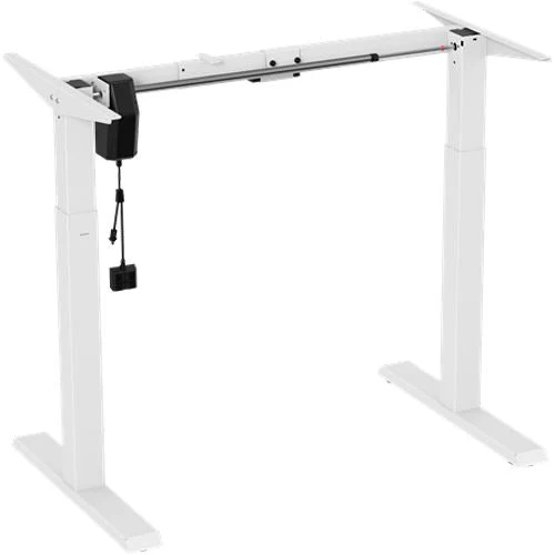 Mesa Ajustável Deltaco 730 - 1230 mm + Tampo de Mesa Deltaco 1500 x 750 x 25 mm - Branco - Image 4