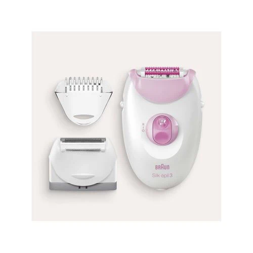 Depiladora Arranque Braun Silk-Épil S3 3270- Branco / Rosa - Image 2