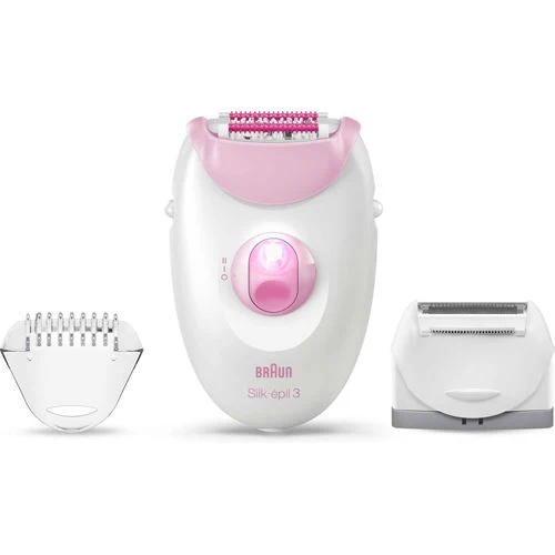 Depiladora Arranque Braun Silk-Épil S3 3270- Branco / Rosa - Outlet - Grade A