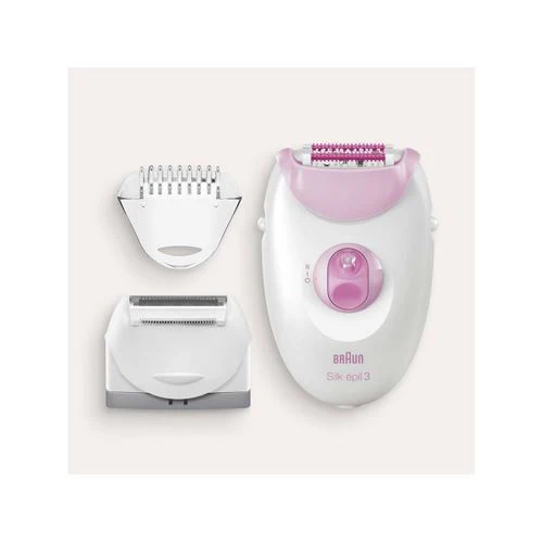 Depiladora Arranque Braun Silk-Épil S3 3270- Branco / Rosa - Outlet - Grade A - Image 5