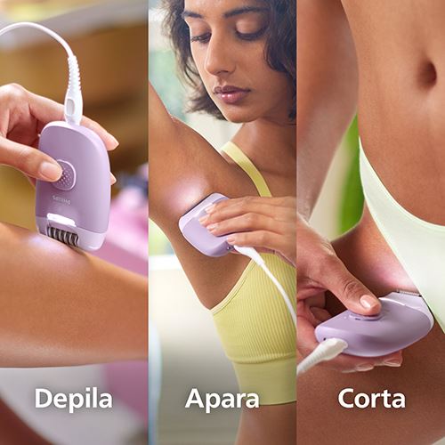 Depiladora com Cabo de Arranque Philips BRE257/00 Series 4000 - Lilás - Image 5