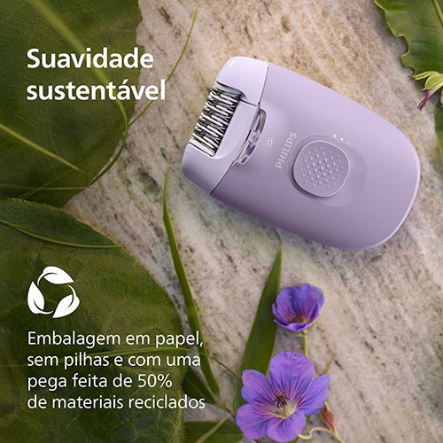 Depiladora com Cabo de Arranque Philips BRE257/00 Series 4000 - Lilás - Image 7