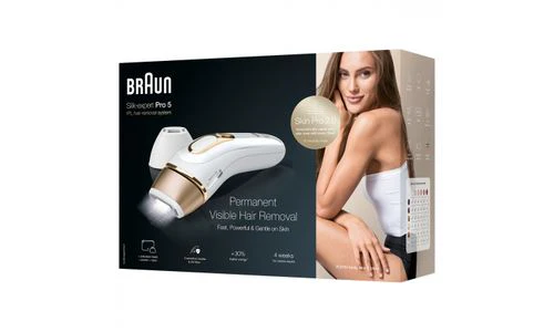 Depiladora de Luz Pulsada - IPL Braun Silk-expert Pro 5 PL5154 - Branco | Dourado - Image 3