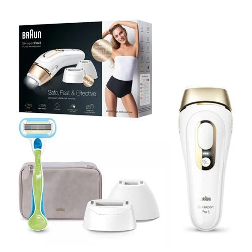 Depiladora Luz Pulsada IPL Braun Silk-Expert + Prec&Wide Heads S5 5223 - Image 6