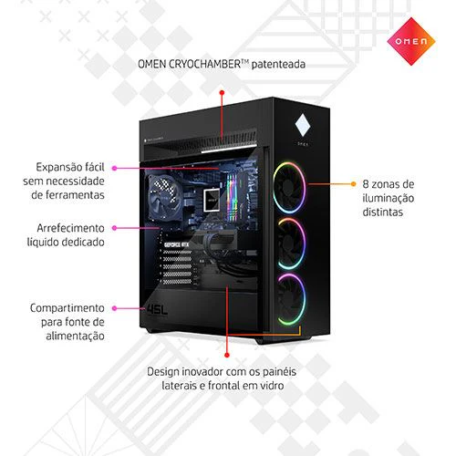 Desktop Gaming HP Omen 45L GT22-1004NP | I9-13900K | 32GB | 2TB | RTX 4090 - Image 2