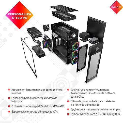 Desktop Gaming HP Omen 45L GT22-1004NP | I9-13900K | 32GB | 2TB | RTX 4090 - Image 6