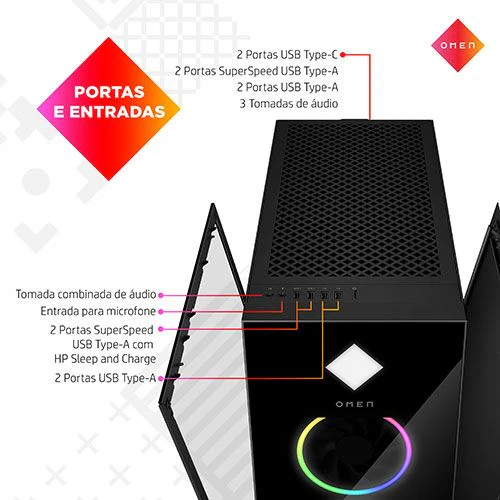 Desktop Gaming HP Omen 45L GT22-1004NP | I9-13900K | 32GB | 2TB | RTX 4090 - Image 7
