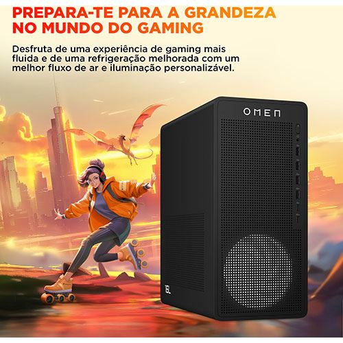 Desktop Gaming Omen by HP 16L TG03-0019np | NVIDIA® GeForce RTX™ 5060 | AMD Ryzen™ 5 8400F | 32GB | 1TB SSD - Image 3