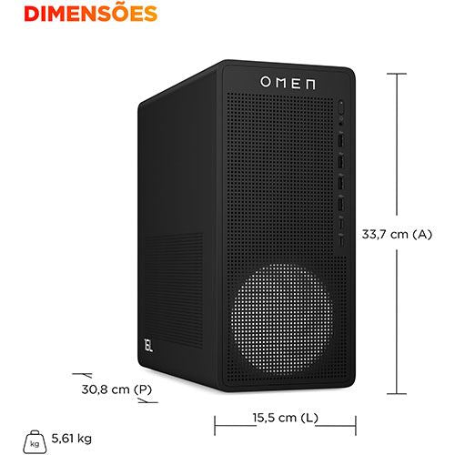 Desktop Gaming Omen by HP 16L TG03-0019np | NVIDIA® GeForce RTX™ 5060 | AMD Ryzen™ 5 8400F | 32GB | 1TB SSD - Image 4