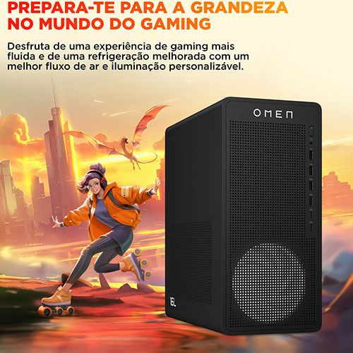 Desktop Gaming Omen by HP 16L TG03-0038np | NVIDIA® GeForce RTX™ 5060 | AMD Ryzen™ 5 8400F | 32GB | 1TB SSD - Image 6