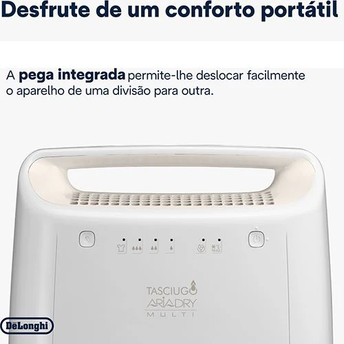 Desumidificador Multifunções De’Longhi  AriaDry DEXD210SF 10L/dia - Branco - Image 5