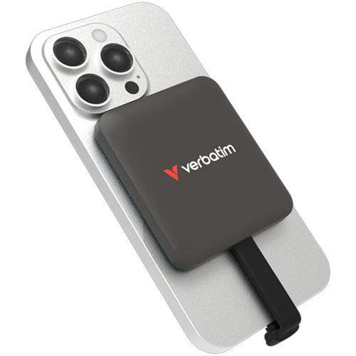 Disco Externo SSD Verbatim Snapback Magsafe 2TB - Cabo USB-C Moca Metálico - Image 2