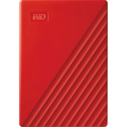 Disco Externo Western My Passport 4TB 2.5" - Vermelho