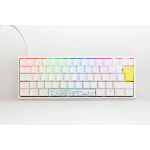 Teclado Gaming Mecânico Ducky ONE 2 PRO Classic Mini Pure White - Layout PT - Gateron Yellow - Image 6