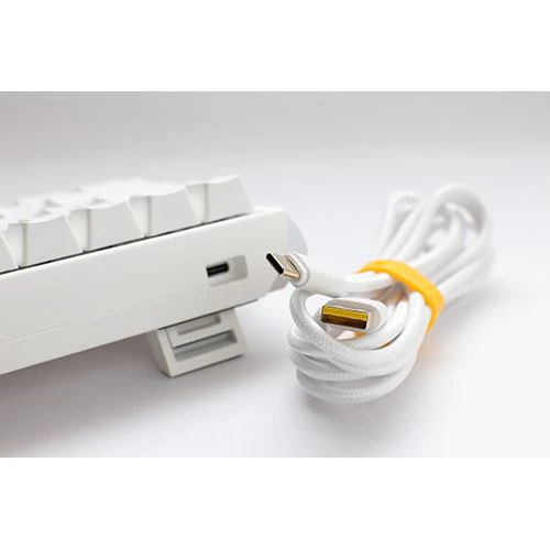 Teclado Gaming Mecânico Ducky ONE 3 Classic SF Pure White RGB - Layout PT - MX Silent Red - Image 4