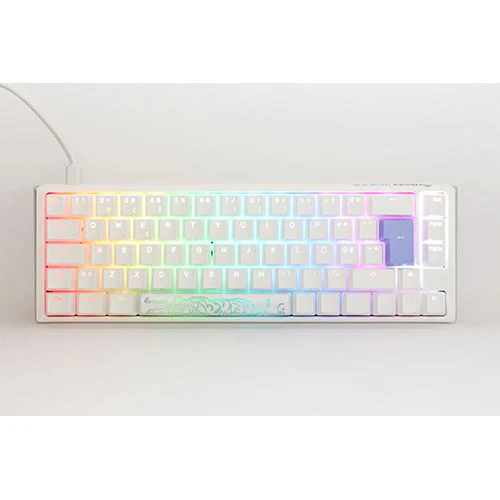 Teclado Gaming Mecânico Ducky ONE 3 Classic SF Pure White RGB - Layout PT - MX Silent Red - Image 6