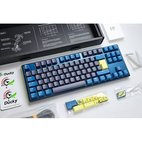 Teclado Gaming Mecânico Ducky ONE 3 Daybreak TKL RGB - Layout PT - MX Brown - Image 7