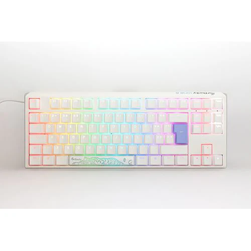 Teclado Gaming Mecânico Ducky ONE 3 Classic TKL Pure White RGB - Layout PT - MX Silent Red - Image 6