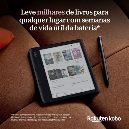 Ereader Kobo Libra Colour + Caneta Kobo Stylus 2 - Preto - Image 12