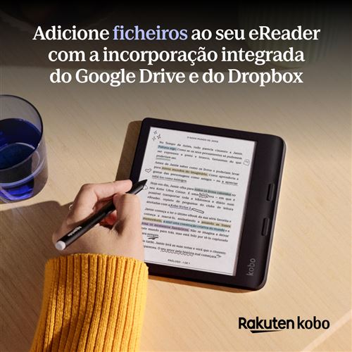 Ereader Kobo Libra Colour + Caneta Kobo Stylus 2 - Preto - Image 13