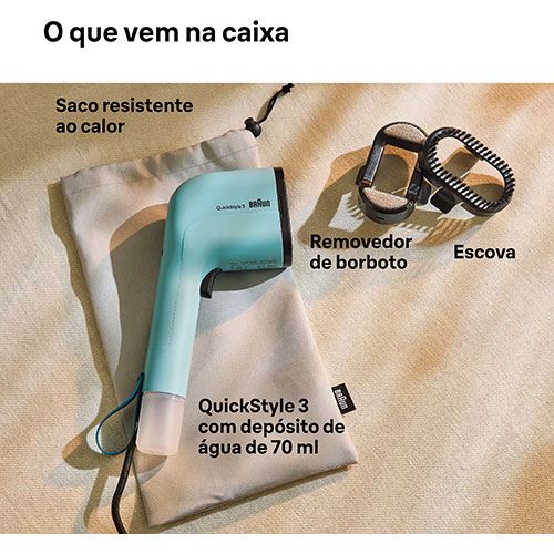 Escova a Vapor Braun GS 3013 GR QuickStyle 3 - Verde - Image 8