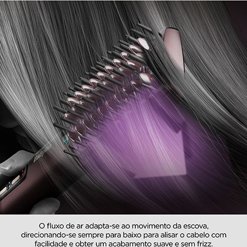 Escova Alisadora BaByliss AS6400E Air Power Smooth - Grená - Image 5