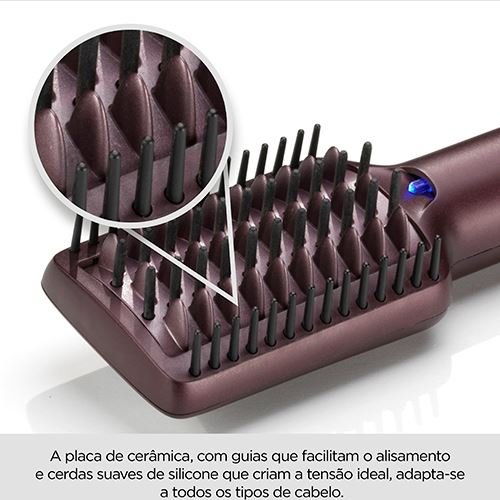 Escova Alisadora BaByliss AS6400E Air Power Smooth - Grená - Image 6