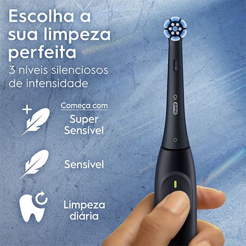 Escova de Dentes Elétrica Oral-B iO 2 | Estojo De Viagem - Preto - Image 3