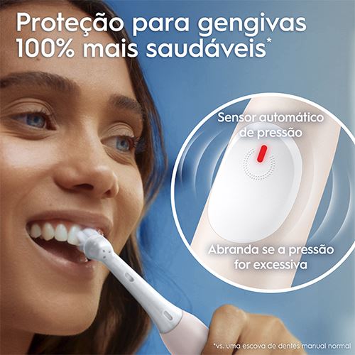 Escova de Dentes Elétrica Oral-B iO 2 | Estojo De Viagem - Rosa - Image 4