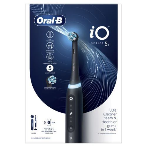 Escova de Dentes Elétrica Oral-B Io 5S - Preto - Outlet - Grade A - Image 2