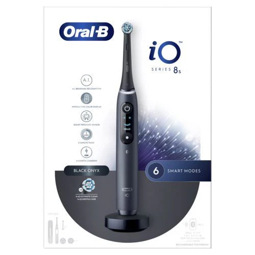 Escova de Dentes Elétrica Oral-B Io 8S + Estojo de Viagem - Preto - Outlet - Grade A - Image 2