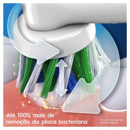 Escova de Dentes Elétrica Oral-Bpro 3 3700 - Azul - Outlet - Grade A - Image 4