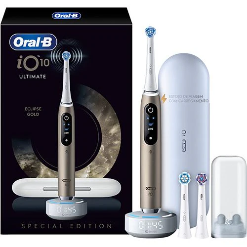 Escova de Dentes Elétrica Oral-B iO 10 Eclipse Gold - Dourado - Image 2