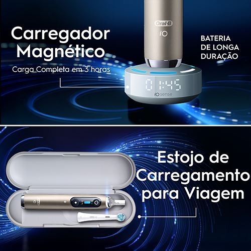 Escova de Dentes Elétrica Oral-B iO 10 Eclipse Gold - Dourado - Image 6