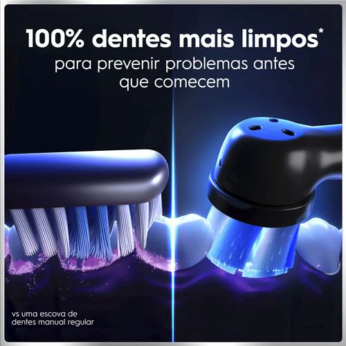 Escova de Dentes Elétrica Oral-B iO 6 Duo - Preto | Rosa - Image 4