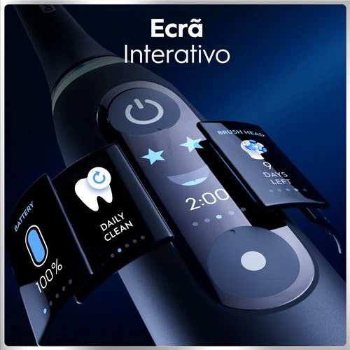 Escova de Dentes Elétrica Oral-B iO 6 Duo - Preto | Rosa - Image 5