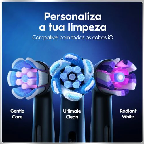 Escova de Dentes Elétrica Oral-B iO 6 Duo - Preto | Rosa - Image 8