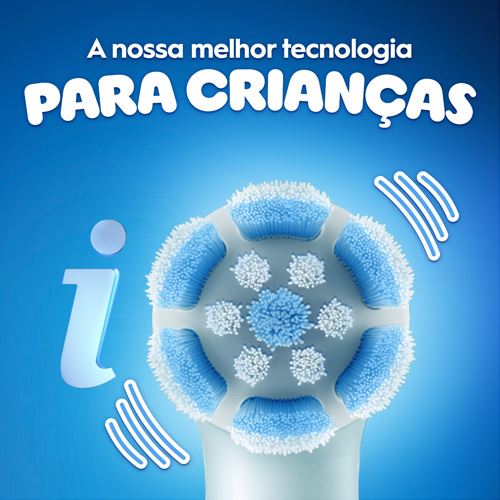 Escova de Dentes Elétrica Oral-B iO Kids Stitch + Estojo de Viagem - Azul claro - Image 6