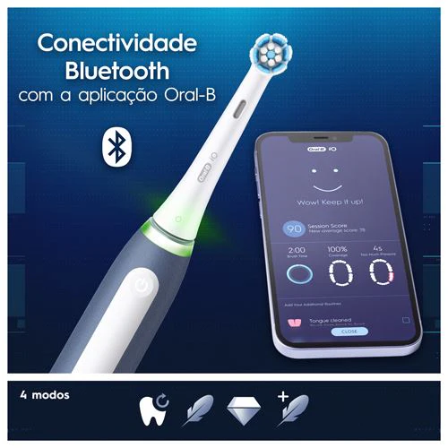 Escova de Dentes Elétrica Oral-B IO My Way - Azul - Image 5