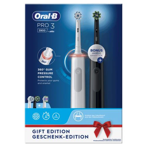 Escova de Dentes Elétrica Oral-B Pro 3 3900 - 2 Uni. - Image 2