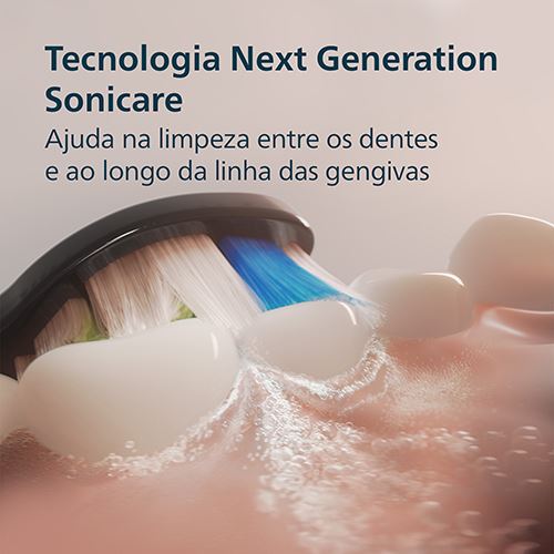 Escova de Dentes Elétrica Philips Sonicare 4100 Series HX4042/52 - Preto - Image 3