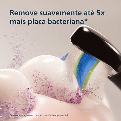 Escova de Dentes Elétrica Philips Sonicare 4100 Series HX4042/52 - Preto - Image 4