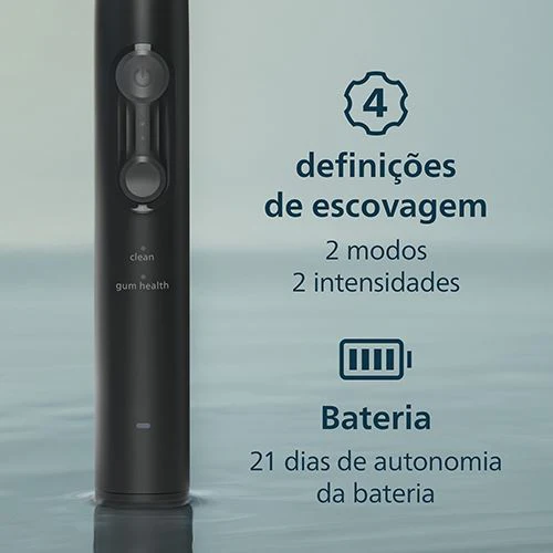 Escova de Dentes Elétrica Philips Sonicare 4100 Series HX4042/52 - Preto - Image 6