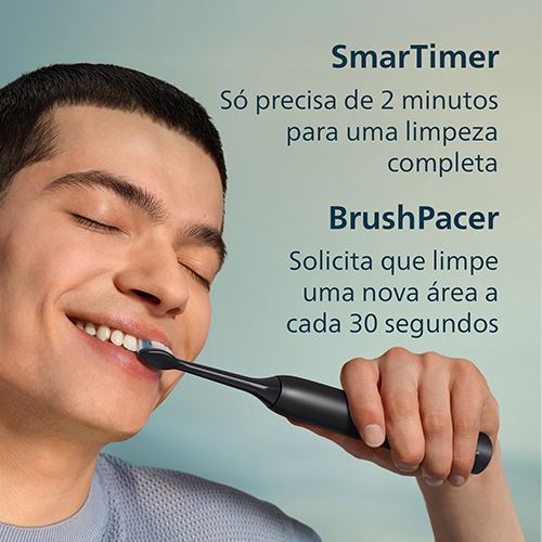 Escova de Dentes Elétrica Philips Sonicare 4100 Series HX4042/52 - Preto - Image 8