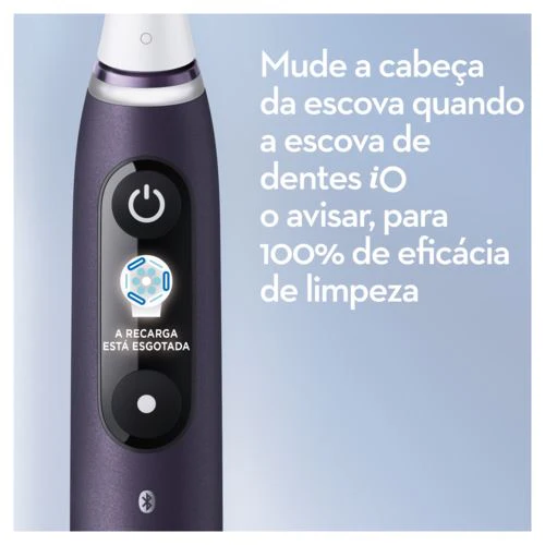 Escova de Dentes Elétrica  Oral-B iO 8S + Estojo de Viagem - Violeta - Image 5